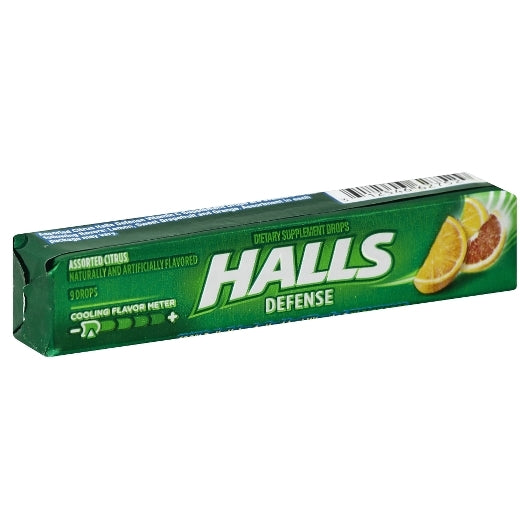 Halls Vitamin C Assorted Citrus Defense, 24 x 20 x 9 ct Case - DOT product image 8