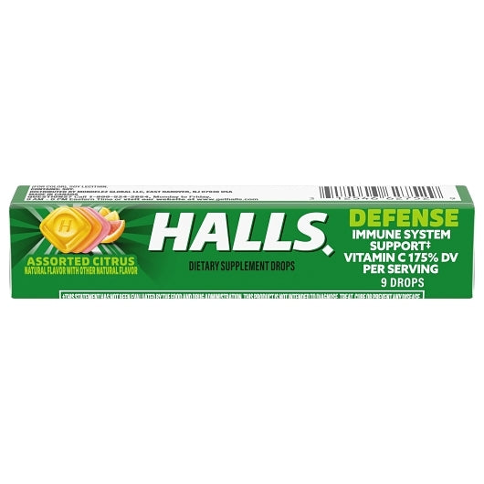 Halls Vitamin C Assorted Citrus Defense, 24 x 20 x 9 ct Case - DOT product image 3