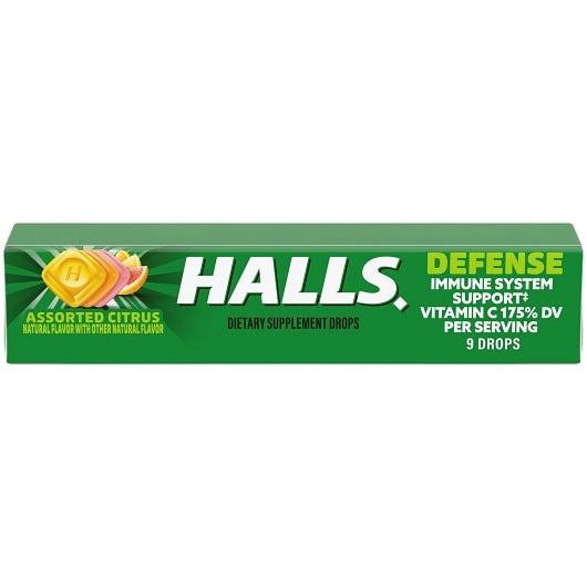 Halls Vitamin C Assorted Citrus Defense, 24 x 20 x 9 ct Case - DOT product image 6