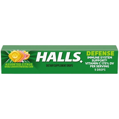 Halls Vitamin C Assorted Citrus Defense, 24 x 20 x 9 ct Case - DOT product image 6