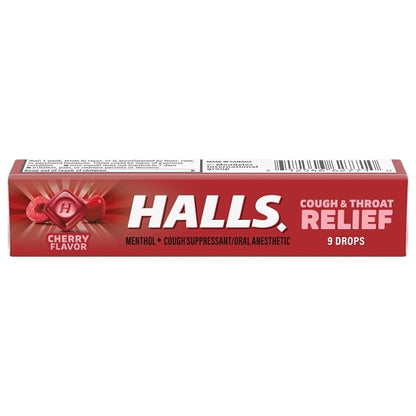 Halls Cherry Cough Drops, 24 x 20 x 9 ct Case - DOT product image 2