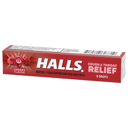 Halls Cherry Cough Drops, 24 x 20 x 9 ct Case - DOT product image 7