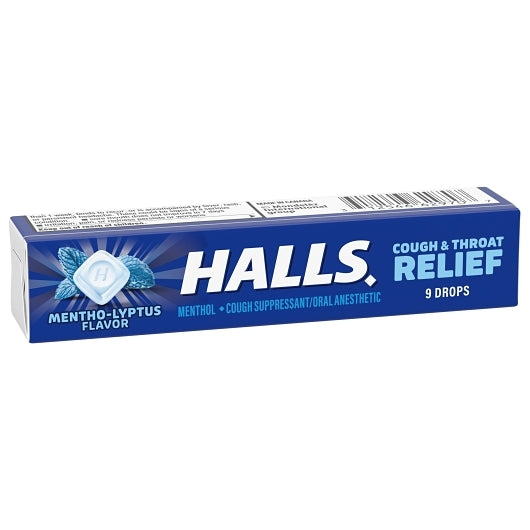 Halls Menthol Eucalyptus Cough Drops, 24 x 20 x 9 ct Case - DOT product image 6