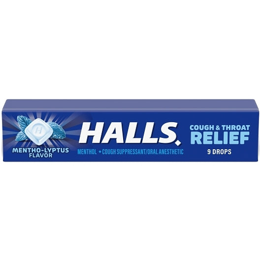 Halls Menthol Eucalyptus Cough Drops, 24 x 20 x 9 ct Case - DOT product image 4