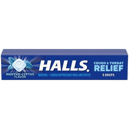 Halls Menthol Eucalyptus Cough Drops, 24 x 20 x 9 ct Case - DOT product image 4