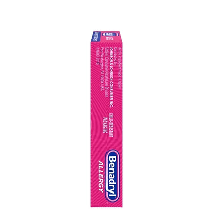 Benadryl Allergy Antihistamine 25 Mg Tablets, 4 x 6 x 24 ct Case - DOT product image 4
