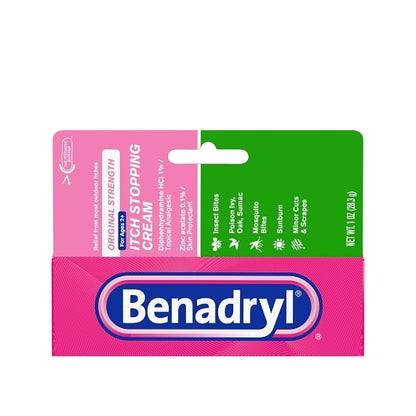 Benadryl Topical Original Cream, 4 x 6 x 1 oz Case - Health & Personal Care
