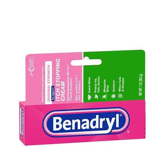 Benadryl Topical Original Cream, 4 x 6 x 1 oz Case - DOT product image 2