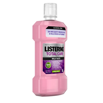 Listerine Total Care Zero Alcohol Fresh Mint Mouthwash, 6 x 500 ML Case - DOT product image 5