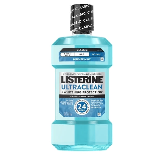 Listerine Antiseptic Ultraclean Cool Mint Mouthwash, 6 x 1 LT Case - Health & Personal Care