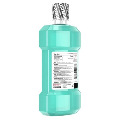 Listerine Antiseptic Ultraclean Cool Mint Mouthwash, 6 x 500 ML Case - Health & Personal Care