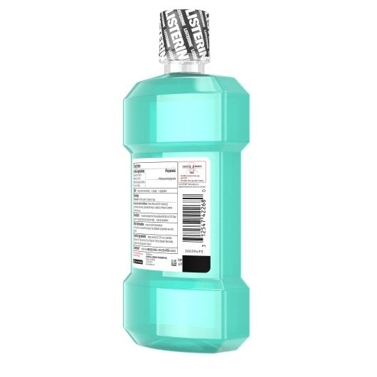 Listerine Antiseptic Ultraclean Cool Mint Mouthwash, 6 x 500 ML Case - DOT product image 2