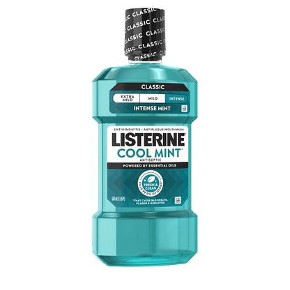Listerine Cool Mint Mouthwash, 6 x 500 ML Case - DOT product image 2