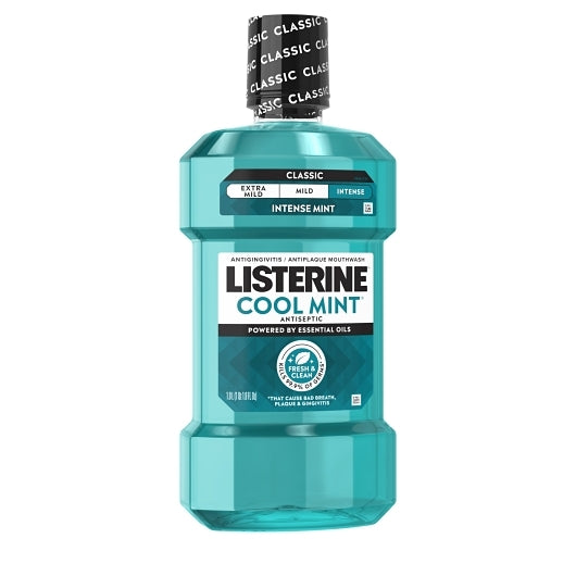 Listerine Antiseptic Cool Mint Mouthwash, 6 x 33.814 fl oz Case - DOT product image 2