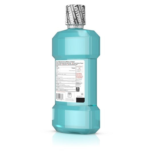 Listerine Antiseptic Cool Mint Mouthwash, 6 x 33.814 fl oz Case - DOT product image 7