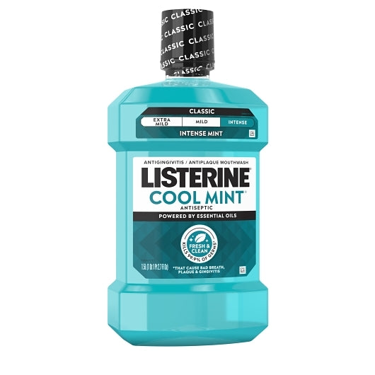 Listerine Antiseptic Cool Mint Mouthwash, 6 x 1.5 LT Case - DOT product image 2