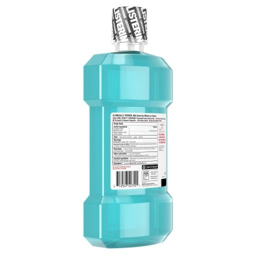 Listerine Antiseptic Cool Mint Mouthwash, 6 x 1.5 LT Case - DOT product image 6