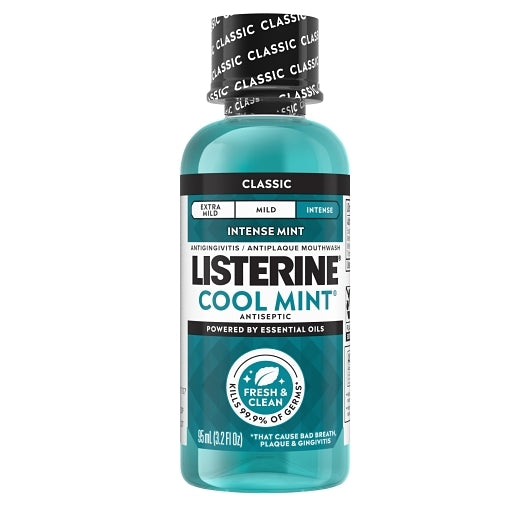 Listerine Cool Mint Thousand Antiseptic Mouthwash, 2 x 12 x 3.2 fl oz Case - Health & Personal Care