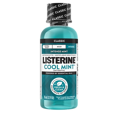 Listerine Cool Mint Thousand Antiseptic Mouthwash, 2 x 12 x 3.2 fl oz Case - Health & Personal Care