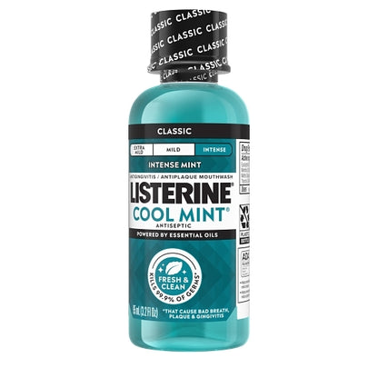 Listerine Cool Mint Thousand Antiseptic Mouthwash, 2 x 12 x 3.2 fl oz Case - DOT product image 3