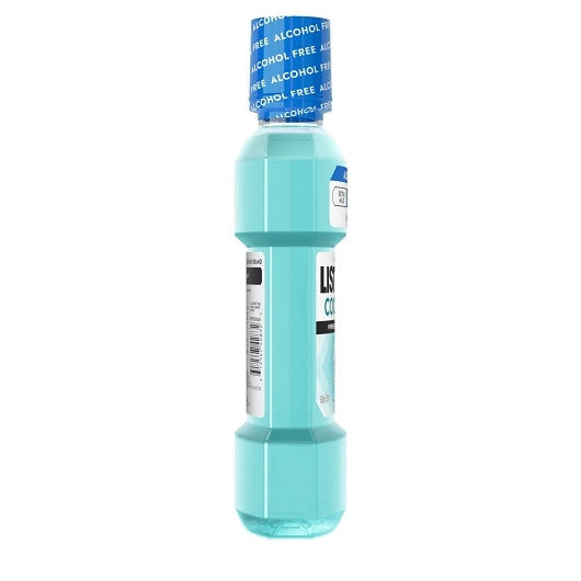 Listerine Cool Mint Zero Alcohol Mouthwash, 6 x 500 ML Case - Alternate product angle or state