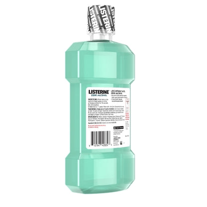 Listerine Cool Mint Zero Alcohol Mouthwash, 6 x 500 ML Case - Health & Personal Care