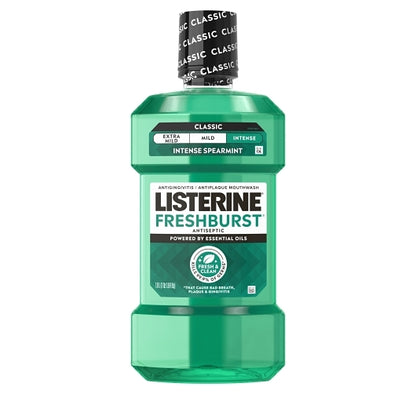 Listerine Antiseptic Freshburst Mouthwash, 6 x 1 LT Case - Health & Personal Care