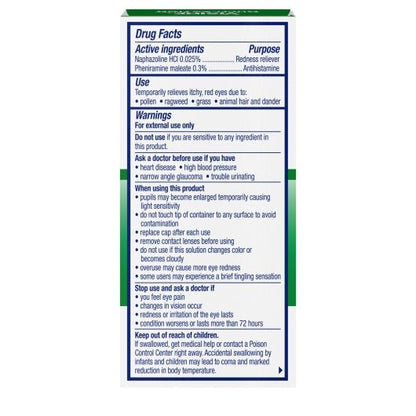 Visine Eye Allergy Relief Multi Action, 12 x 3 x 0.5 fl oz Case - Alternate product angle or state