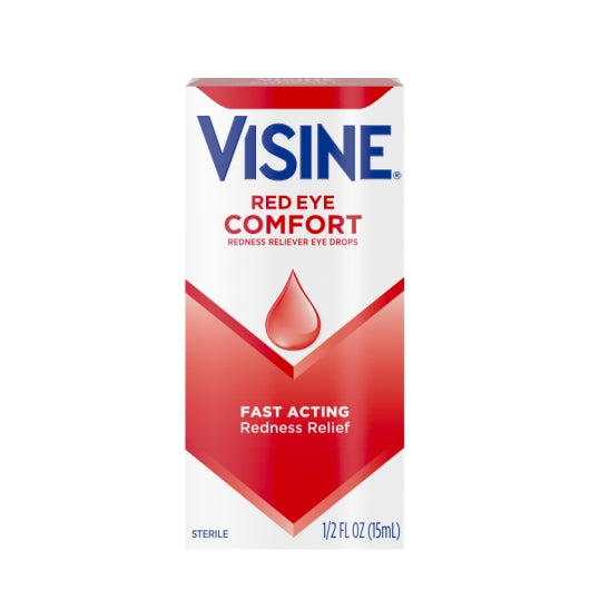 Visine Red Eye Comfort, 12 x 3 x 0.5 fl oz Case - Health & Personal Care