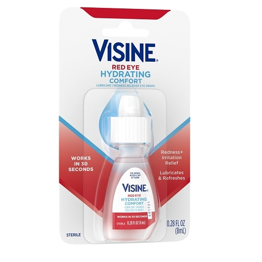 Visine Red Eye Comfort Hydrate, 6 x 6 x 0.28 fl oz Case - DOT product image 3