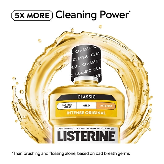 Listerine Antiseptic Original Mouthwash, 6 x 1 LT Case - Alternate product angle or state