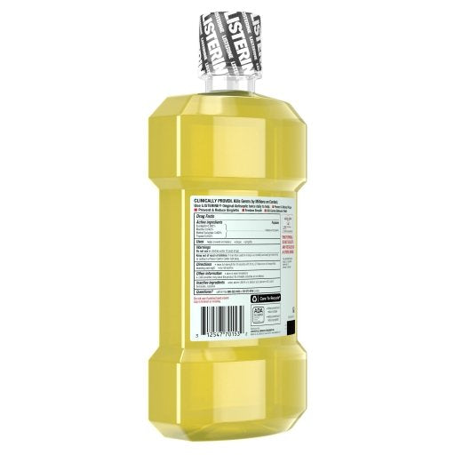 Listerine Antiseptic Original Mouthwash, 6 x 1.5 LT Case - Alternate product angle or state