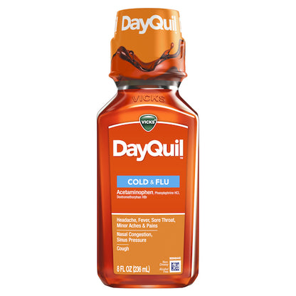 Vicks Liquid Dayquil, 12 x 8 fl oz Case - DOT product image 2