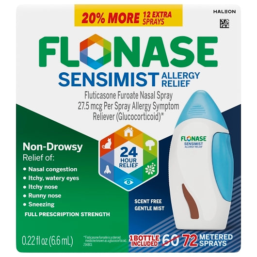 Flonase Sensimist, 4 x 3 x 1 each Case - DOT product image 2