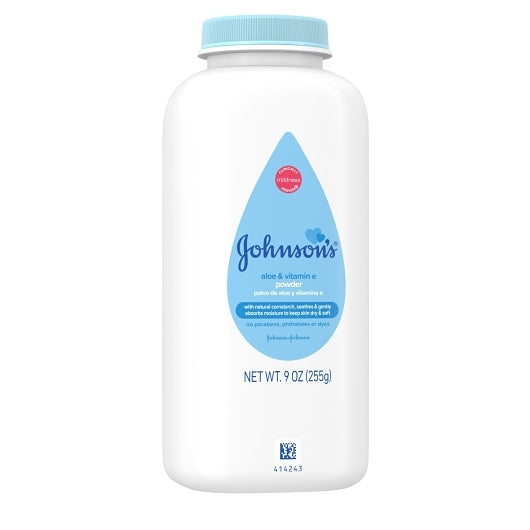 Johnson's Baby Powder Aloe & Vitamin E With Corn Starch, 16 x 3 x 9 oz Case - DOT product image 3
