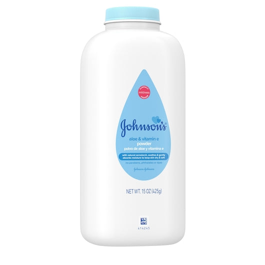 Johnson's Baby Powder Aloe & Vitamin E With Corn Starch, 8 x 3 x 15 oz Case - DOT product image 4