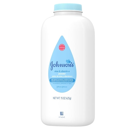 Johnson's Baby Powder Aloe & Vitamin E With Corn Starch, 8 x 3 x 15 oz Case - DOT product image 7