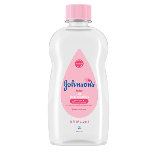 Johnson's Baby Oil, 4 x 6 x 14 fl oz Case - Pantry Ingredients