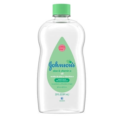 Johnson's Baby Oil Aloe, 3 x 6 x 20 fl oz Case - Pantry Ingredients