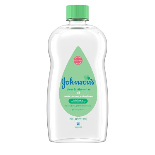 Johnson's Baby Oil Aloe, 3 x 6 x 20 fl oz Case - DOT product image 2