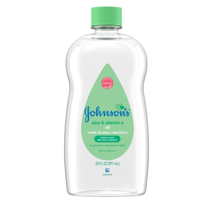 Johnson's Baby Oil Aloe, 3 x 6 x 20 fl oz Case - DOT product image 2