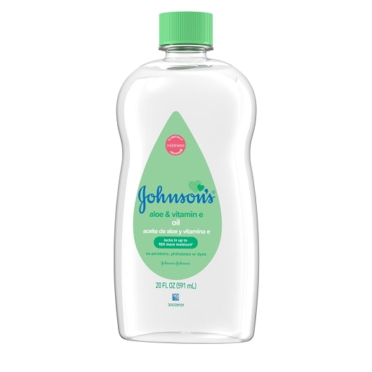 Johnson's Baby Oil Aloe, 3 x 6 x 20 fl oz Case - DOT product image 8