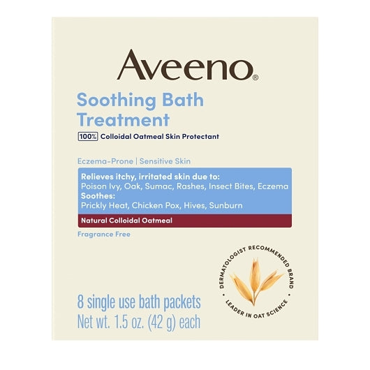 Aveeno Body Soothing Bath Treatment, 8 x 3 x 8 ct Case - Health & Personal Care