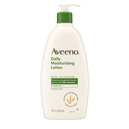 Aveeno Moisturizing Lotion, 4 x 3 x 18 fl oz Case - Health & Personal Care
