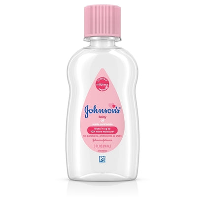 Johnson's Baby Oil, 6 x 8 x 3 fl oz Case - Pantry Ingredients