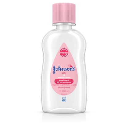 Johnson's Baby Oil, 6 x 8 x 3 fl oz Case - DOT product image 2