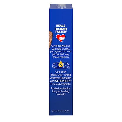 Band Aid Tough Strips Extra Large Bandages Box, 4 x 6 x 10 ct Case - Alternate product angle or state