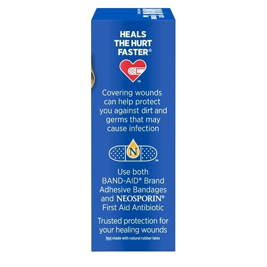 Band Aid Flexible Fabric Comfortable All One Size Bandages Box, 4 x 6 x 30 ct Case - Alternate product angle or state