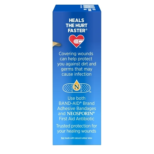 Band Aid Sheer Strips Bandages Box, 4 x 5 x 40 ct Case - Alternate product angle or state