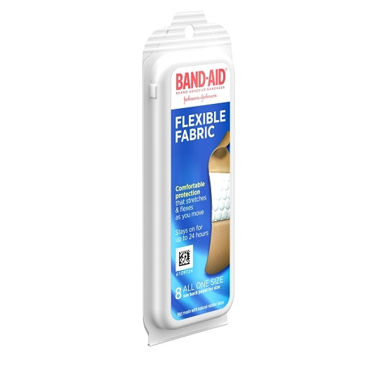Band-Aid Flexible Fabrics Travel Pack Bandages, 6 x 12 x 8 ct Case - Health & Personal Care
